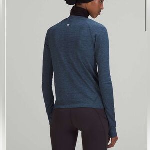 Women's Long Sleeve Blue Top